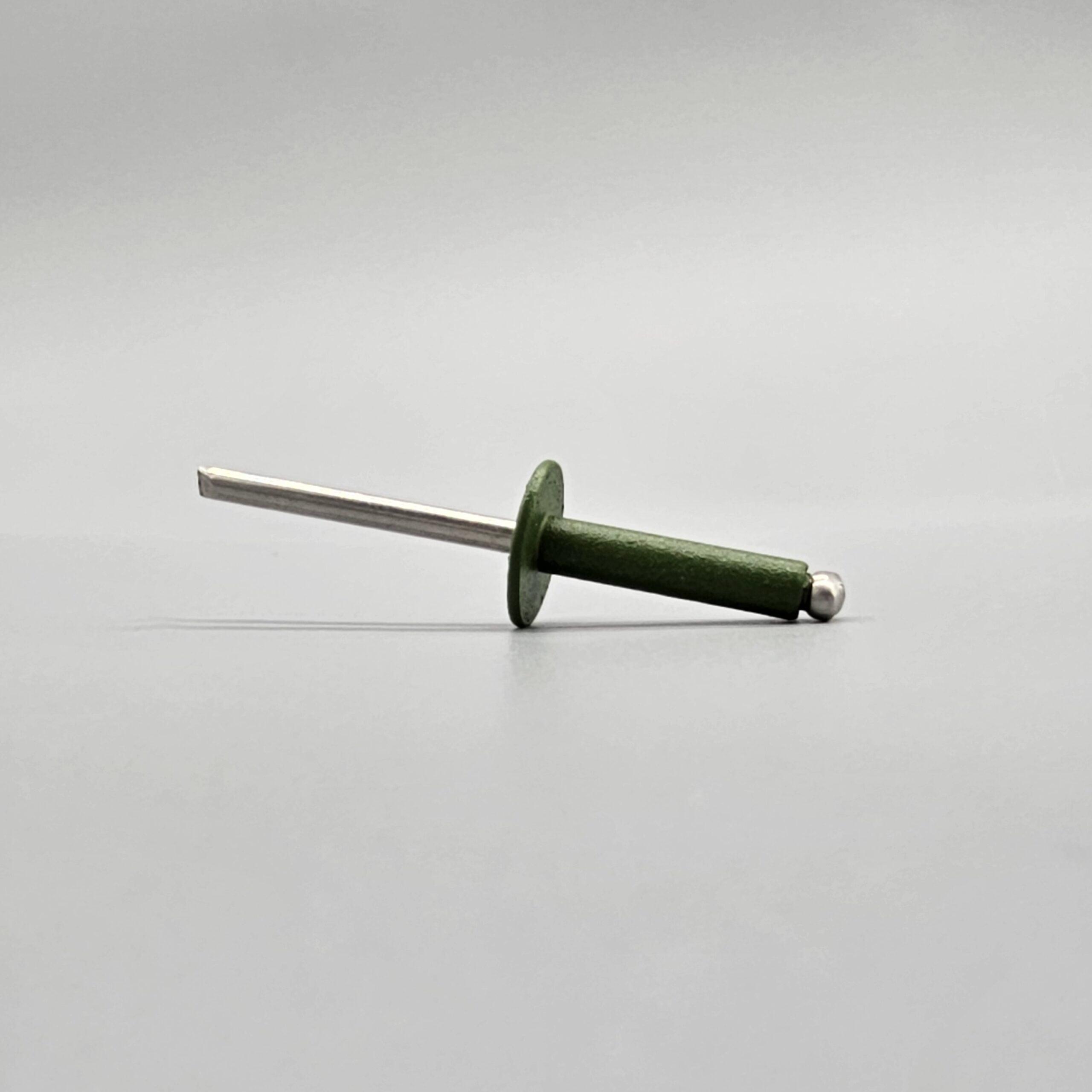 Заклепка вытяжная окрашенная 4.8x21 мм A2/A2 Заклепка вытяжная окрашенная 4.8x21 мм A2/A2 — изображение 2