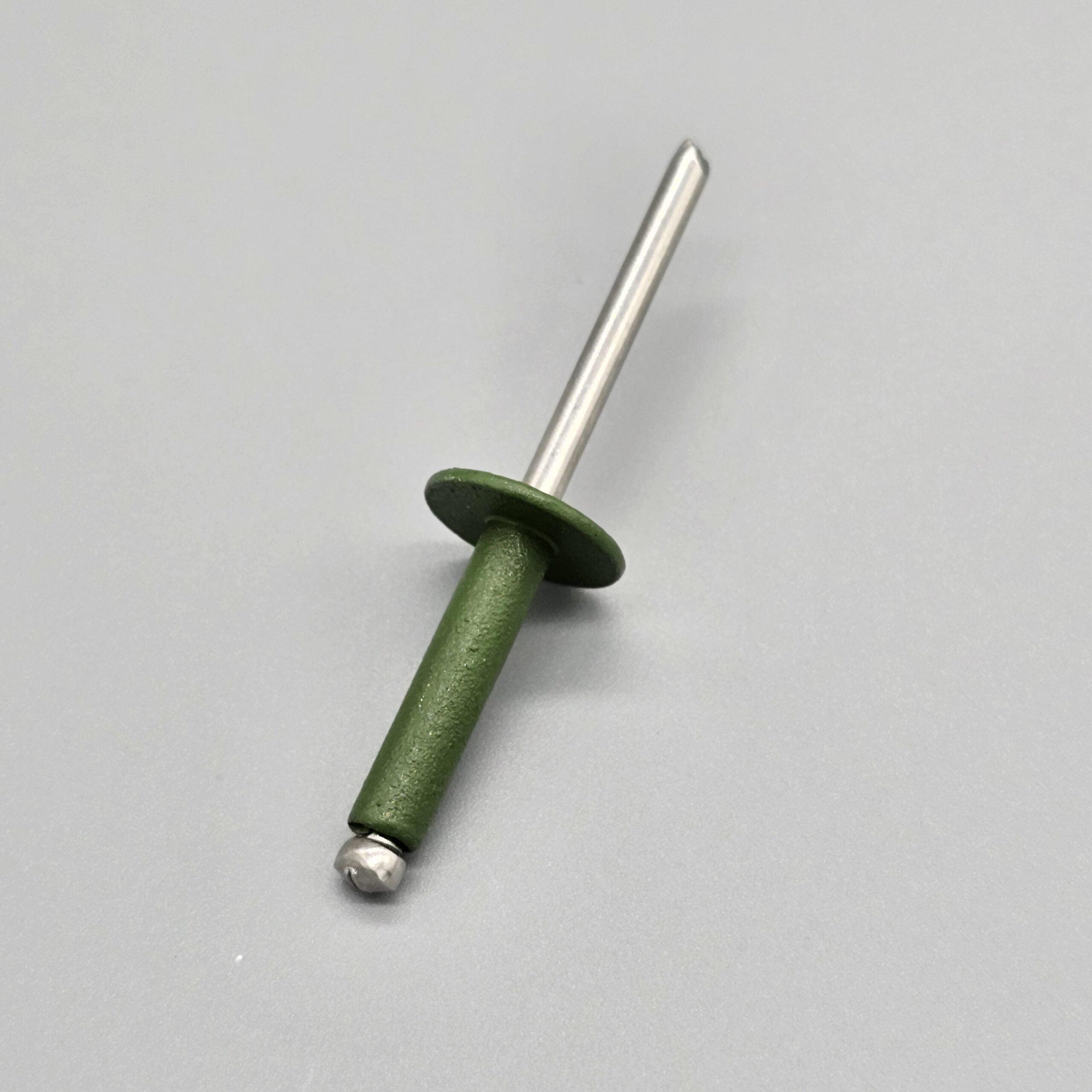 Заклепка вытяжная окрашенная 4.8x21 мм A2/A2 Заклепка вытяжная окрашенная 4.8x21 мм A2/A2 — изображение 3