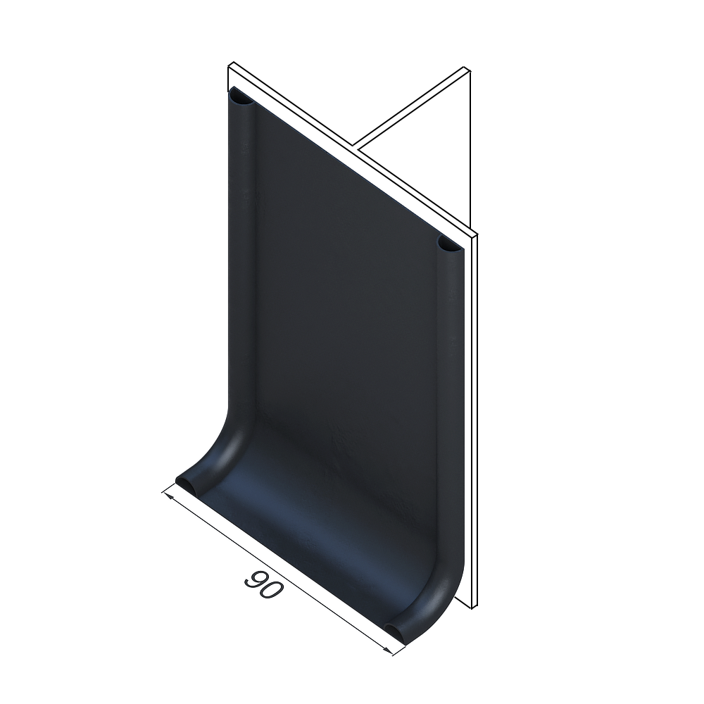 Уплотнительная лента EPDM под ФЦП, 90 мм EPDM лента 90 мм