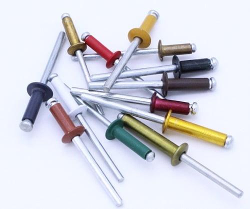 Заклепка вытяжная окрашенная 4.8x21 мм A2/A2 Заклепка вытяжная окрашенная 4.8x21 мм A2/A2 — изображение 4