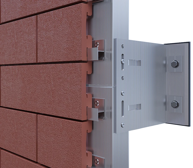 Фасадная подконструкция и подсистема НВФ